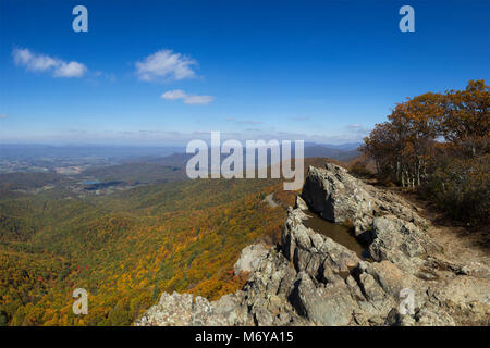 Peu de Stony Man . La vue depuis les falaises Little Stony Man Banque D'Images