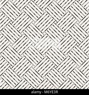 Seamless Vector pattern stripes. Texture moderne élégant avec treillis monochrome. La répétition de la grille géométrique. Conception de réseau simple. Illustration de Vecteur