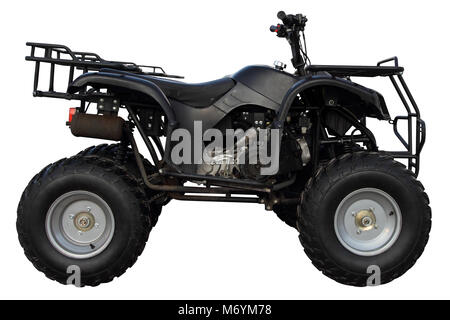 Atv moderne isolé sur fond blanc. Banque D'Images