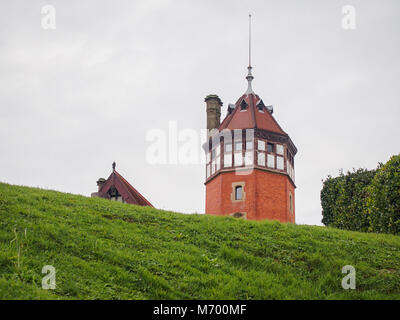 Tour de Palais Miramar à San Sebastian, Pays Basque, Espagne Banque D'Images