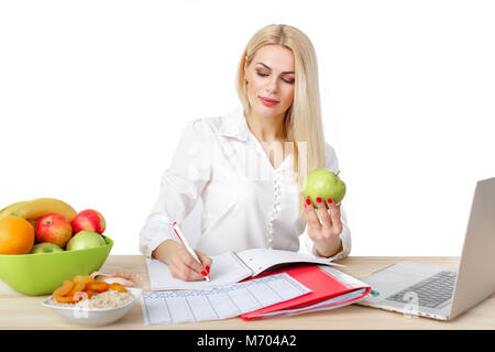 Faire un régime diététique des fruits et légumes Banque D'Images