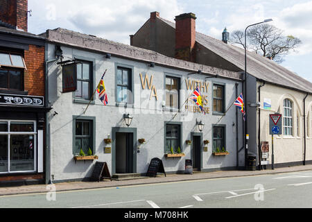 Withy Arms Pub, Worden Lane, Leyland, Lancashire. Restaurant Un pub avec des politiques spécifiques sur les pas de jurons, pas de vêtements urbains et l'absence de télévision dans le pub. Banque D'Images