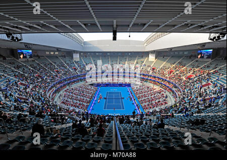 Cour de diamants à la China National Tennis Center à Pékin pendant le tournoi Open de Chine Banque D'Images