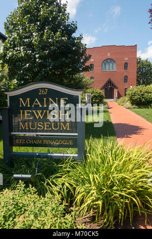 Musée Juif ME Portland Maine Banque D'Images