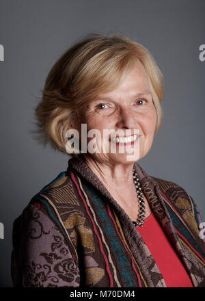 Ann MacMillan Le déjeuner littéraire Oldie 06/03/18 Banque D'Images