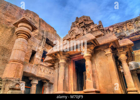 Indra Sabha grotte Ellora, n° 32. Site du patrimoine mondial de l'Unesco dans le Maharashtra, Inde Banque D'Images