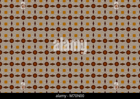Modèle sans couture. Formes géométriques carré, cercle et losange sur le fond gris de l'ombre Banque D'Images