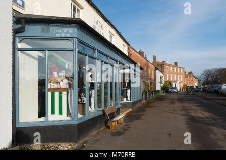 Jack Wills, boutique de vêtements contemporains à Burnham Market, North Norfolk, UK Banque D'Images