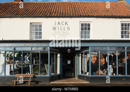 Jack Wills, boutique de vêtements contemporains à Burnham Market, North Norfolk, UK Banque D'Images