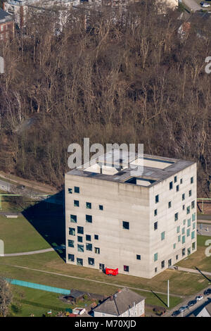 Université des Arts Folkwang - SANAA, construire, chez le patrimoine culturel Zeche Zollverein, à Essen, Rhénanie du Nord-Westphalie. Essen, Ruhr Banque D'Images