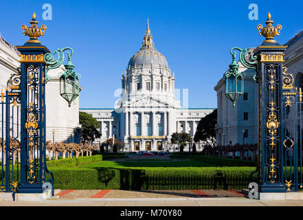 L'Hôtel de ville de San Francisco Banque D'Images