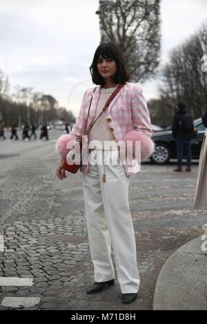 Paris, Frankreich. 08Th Mar, 2018. Designer Maria Bernad arrivant à la Chanel montrer lors de la Fashion Week de Paris - 6 mars 2018 - Crédit : Manhattan piste/Valentina Ranieri ***pour un usage éditorial uniquement*** | Verwendung weltweit/dpa/Alamy Live News Banque D'Images