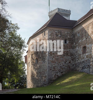 Le Château de Ljubljana, Slovénie Banque D'Images