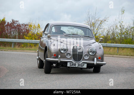 1968 Jaguar Mk2 berline sport britannique classique Banque D'Images