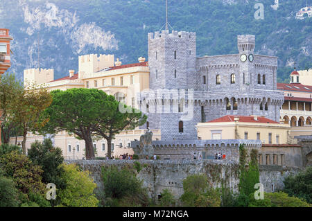 Le Palais du Prince de Monaco, Monte Carlo Banque D'Images