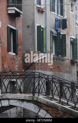 Le Campiello Maddalena, quartier de Cannaregio, Venise, Italie Banque D'Images