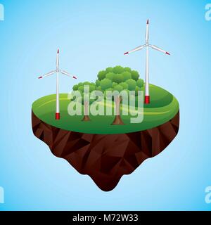 Écologique d'énergie différents Illustration de Vecteur