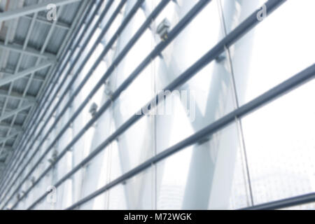 Fenêtre en verre ou en verre intérieur mur arrière-plan flou Banque D'Images