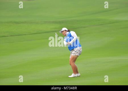 Shanshan Feng de Chine dans Honda LPGA Thailand 2018 au Siam Country Club, Old Course le 24 février 2018 à Pattaya Chonburi, Thaïlande. Banque D'Images