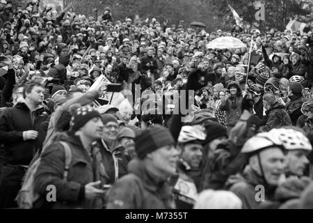 Tour de Yorkshire 2016 Cote de Sutton Bank. Banque D'Images