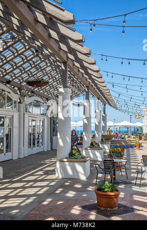 Le Del Mar Plaza exposée à Del Mar, Californie Banque D'Images