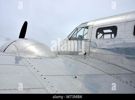 Vintage Beech 18 Banque D'Images