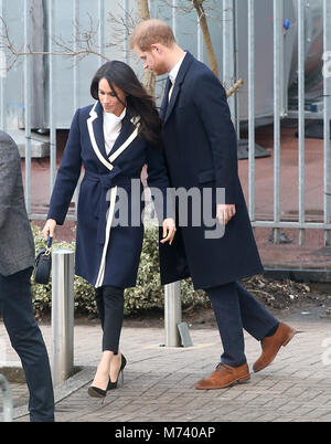 Prince Harry et Meghan Markle à Birmingham, Royaume-Uni. Banque D'Images