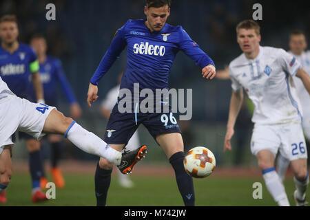 Rome, Italie. 05Th Mar, 2018. 8.03.2018. Stadio Olimpico, Rome, Italie. Ligue de l'Uefa SS Lazio vs Dynamo Kiev. MURGIA en action pendant le match S.S. Lazio vs Dynamo Kiev au Stadio Olimpico à Rome. Agence Photo crédit : indépendante/Alamy Live News Banque D'Images