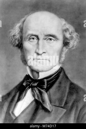 John Stuart Mill (1806-1873) Banque D'Images