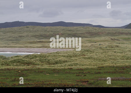 Golf Ballyliffin Ballyliffin, Inishowen,, comté de Donegal, Irlande.- un parcours de championnat. Banque D'Images