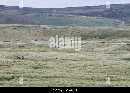 Golf Ballyliffin Ballyliffin, Inishowen,, comté de Donegal, Irlande.- un parcours de championnat. Banque D'Images