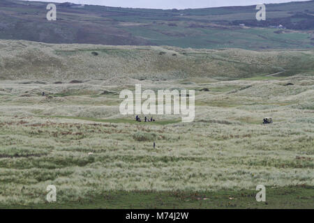 Golf Ballyliffin Ballyliffin, Inishowen,, comté de Donegal, Irlande.- un parcours de championnat. Banque D'Images