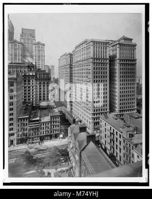 Les Hudson terminal Buildings, situés au 30-50 Church Street à New York, étaient des structures commerciales importantes qui ont contribué au développement urbain et à l'horizon de Lower Manhattan au début du XXe siècle. Banque D'Images