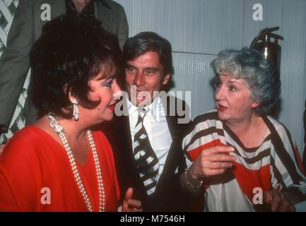 New York City 1981 FILE PHOTO Liz Taylor John Warner, Maureen O'Hara Photo par Adam Scull-PHOTOlink Banque D'Images