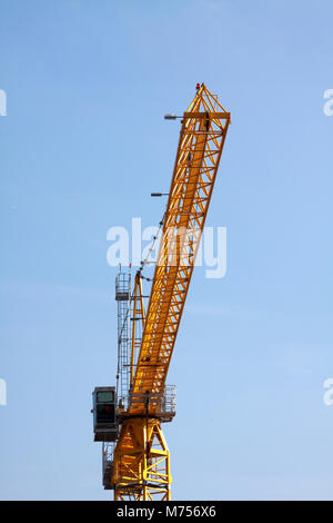 Sur le site de construction de grues à tour Banque D'Images