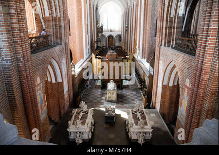 Sarcophage du roi Christophe III de Bavière, le roi Christian V et de la Reine Charlotte Amalie de Prusse, Frederick IV et de la reine Louise de Mecklenb Banque D'Images