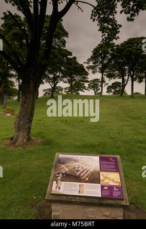 Fort de Bar Hill (2dn siècle, le plus élevé de tous les forts Mur d'Antonin), à proximité du village de Twechar. L'Ecosse Banque D'Images