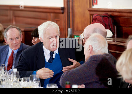 Nicholas Shakespeare, Peter Snow & Harry monter le déjeuner littéraire Oldie 06/03/18 ; Banque D'Images