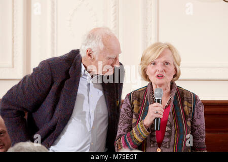 Peter Snow et Ann MacMillan Le déjeuner littéraire Oldie 06/03/18 Banque D'Images