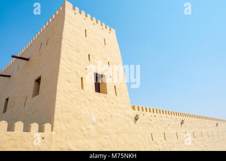 Falaj al Mualla, National Museum et fort, Al Ain, Émirats Arabes Unis Banque D'Images