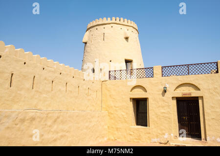 Falaj al Mualla, National Museum et fort, Al Ain, Émirats Arabes Unis Banque D'Images