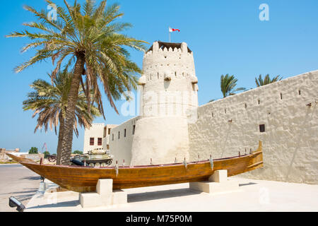 Al Ain National Museum et Fort , Émirats Arabes Unis Banque D'Images