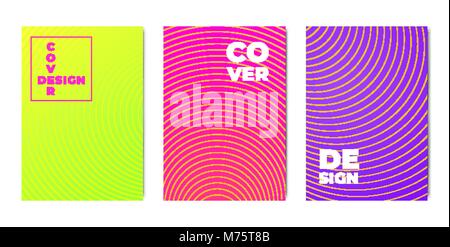 Ensemble de fonds de couleur lumineuse pour poster, bannière, notice et d'autres design Illustration de Vecteur