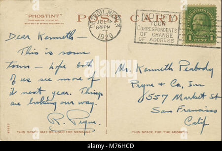 Le Penobscot Building, un gratte-ciel historique de Détroit, Michigan, réputé pour son architecture. C'est l'un des plus hauts bâtiments de la ville et un point de repère du design moderne. Banque D'Images