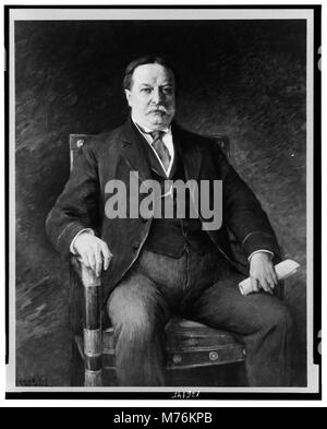 Le président William H. Taft, trois-quarts, portrait assis en face avant) - Cécile de Wentworth, Washington, D.C. RCAC00651297 Banque D'Images