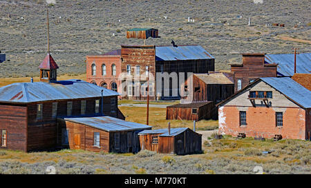 Bodie, ville fantôme de Californie Banque D'Images