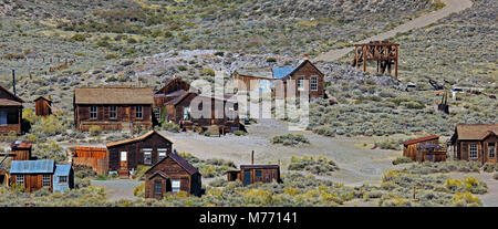 Bodie, ville fantôme de Californie Banque D'Images