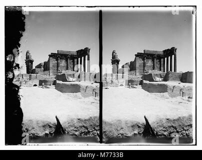 Temple de Baal, le sud de l'avant de la 'Cella' matpc LOC.09499 Banque D'Images