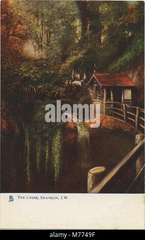 Une photographie panoramique de la Chine à Shanklin sur l'île de Wight, mettant en valeur le paysage naturel et le littoral de cette région pittoresque du sud de l'Angleterre. Banque D'Images