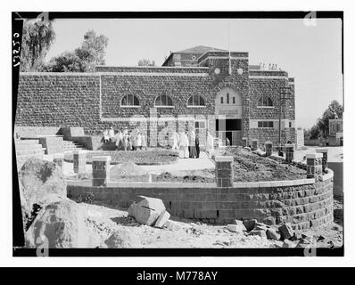 Tibériade, l'hôpital de mission de Sylvestre, extérieur avec nouveau jardin devant LOC.12881 matpc Banque D'Images